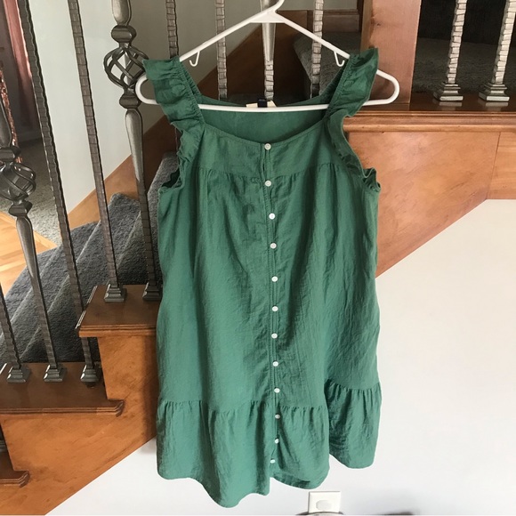 Universal Thread Dresses & Skirts - Universal Thead Goods Co green dress womens size small medium button up cotton